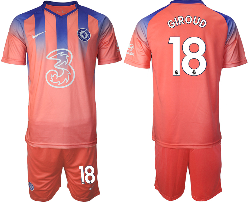 2021 Men Chelsea FC away #18 soccer jerseys